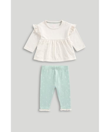 MOTHERCARE krekls ar garām piedurknēm un legingi, LK395 86 