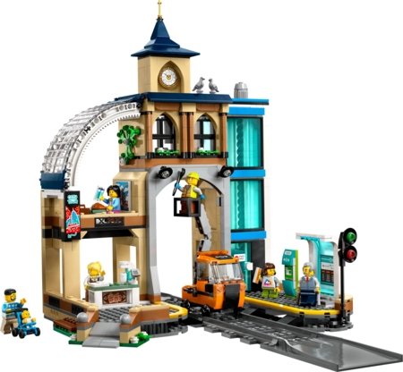 60469 LEGO® City Trains Centrālā dzelzceļa stacija 