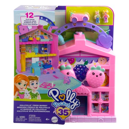 POLLY POCKET komplekts zemeņu piena veikals, HRD45 