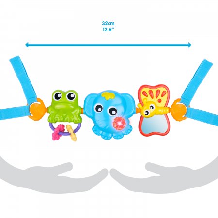 PLAYGRO muzikāla ratu rotaļlieta Travel Trio, 0186984 0186984