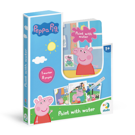DODO burvju ūdens krāsojamā grāmata Peppa Pig, 200443 