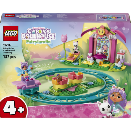 11214 LEGO® Gabby’s Dollhouse Fejas karuseļu un tējas ballīte 