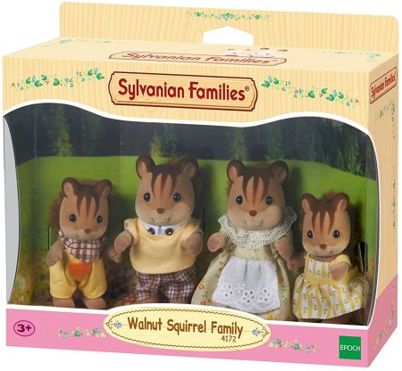 SYLVANIAN FAMILIES Valriekstu vāveru ģimene, 3136/4172 