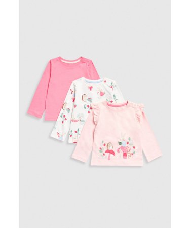 MOTHERCARE pikkade varrukatega t-särk 3 tk., JL448 
