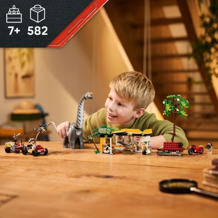 76973 LEGO® Jurassic World™ Plēsēja un titanozaura izsekošanas misija 