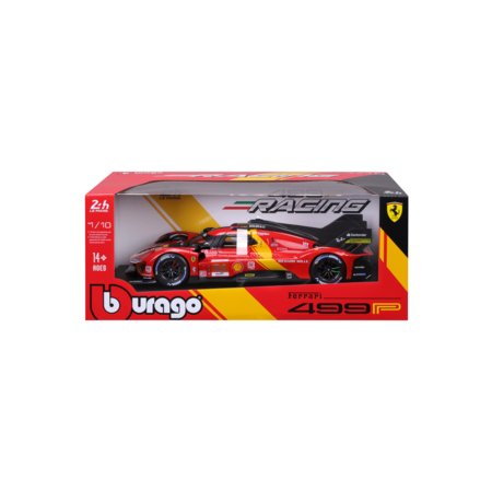 BBURAGO 1:18 sacīkšu automodelis Ferrari Racing 499P 24H Le Mans, 18-16303 