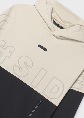 MAYORAL džemperis ar kapuci, black, 6.411-54, 170 cm 