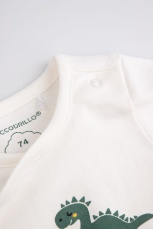 COCCODRILLO bodijs ar garām piedurknēm, smilšu krāsa, izmērs 