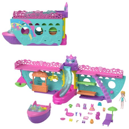 POLLY POCKET komplekts vienradža laiva, HWP26 