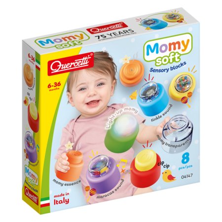 QUEERCETTI sensoriskā rotaļlieta Momy Soft, 04147 