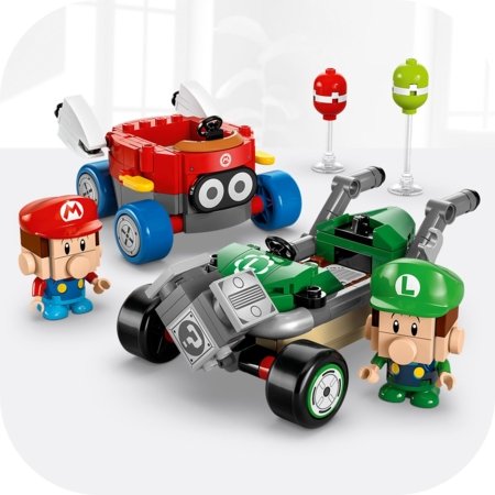 72034 LEGO® Super Mario Mario Kart™ – Baby Mario un Baby Luigi 