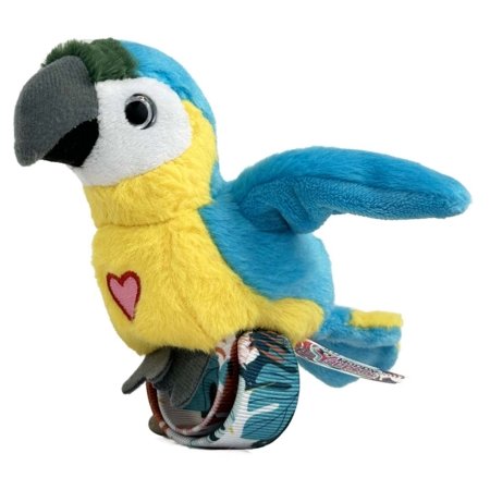 HAPPY YAPPERS interaktīva plīša rotaļlieta Zilā Ara, 9466 