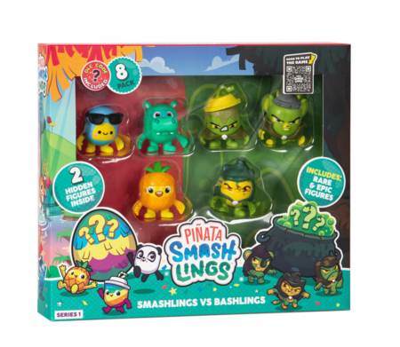 PINATA SMASHLINGS figūriņu komplekts PINATA SMASHLINGS Vs. Bashlings, sortiments, SL2065 