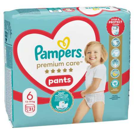 PAMPERS Premium autiņbiksītes 6.izmērs, 31gab., 81750550 81750550