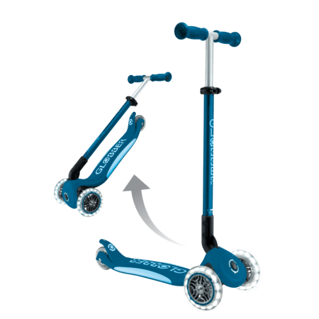 GLOBBER skrejritenis Elite Lights, zils, 439-601-3 