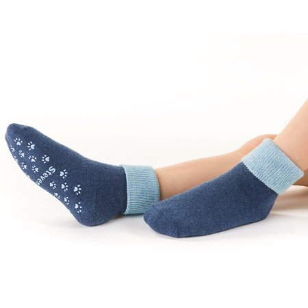 STEVEN zeķes ar neslīdošu pēdu ABS, pelēkas, 155-019 23-25 155-019 23-25