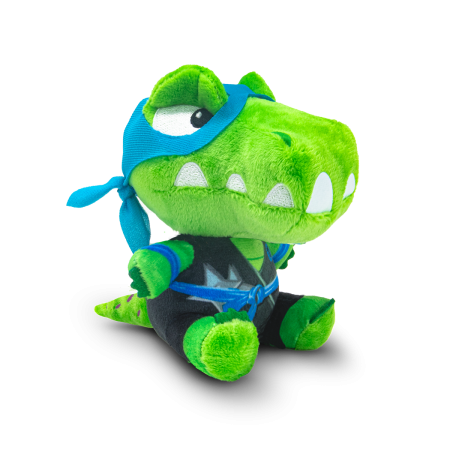 CRACKIN EGGS mini plīša rūcošs  dinozaurs T-Rex Ninja, sortiments, SK018D2 