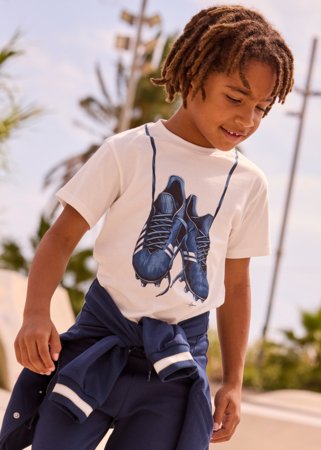 MAYORAL t-krekls ar īsam piedurknēm, cream, 3.075-74, 110  cm 