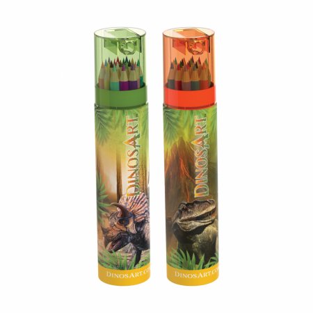 DINOSART “zīmē un krāso” zīmuļu komplekts, sortiments, 15304 15304