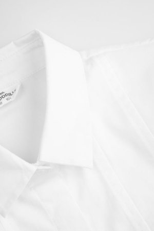 COCCODRILLO blūze ar īsam piedurknēm, balta, WC6140201EJG-001-146, 146 izmērs 