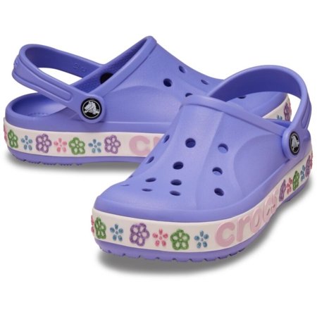 CROCS čības BAYABAND FLOWER violeti, 211303-5PY 27 izmērs 