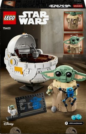 75403 LEGO® Star Wars™ Mandalorian Grogu™ lidojošajos ratiņos 