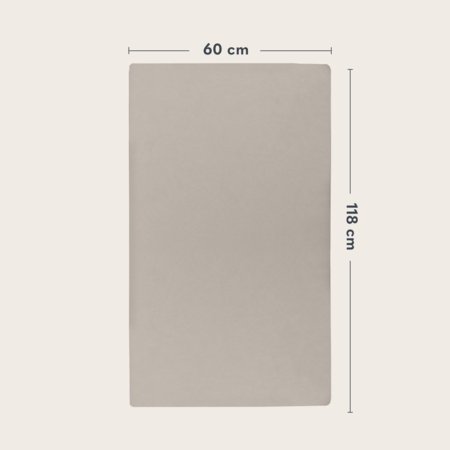 LIONELO gultas palagi BAMBOO SHEET, 118x60 cm., 2 gab., White/Beige 
