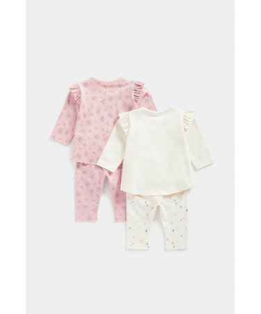 MOTHERCARE t-krekls ar garām piedurknēm 2 gab. un bikses 2 gab., 2 gab., FE005 