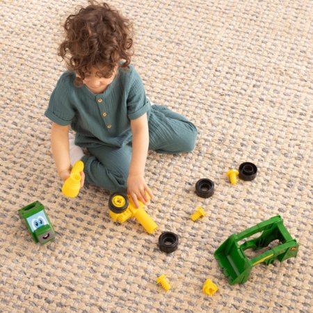 JOHN DEERE mini iekrāvējs Build a Buddy, 47608