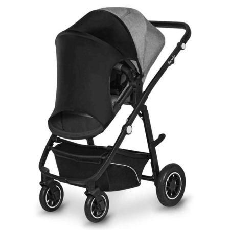 LIONELO ratiņu aizsardzība pret sauli, Black carbon, LO-STROLLER SUN COVER 
