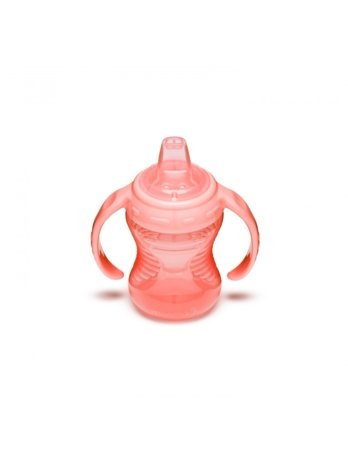 MUNCHKIN mācību pudele ar rokturiem un mīkstu izsmidzinātāju, Gentle Transition, zils, 90460, 118 ml 