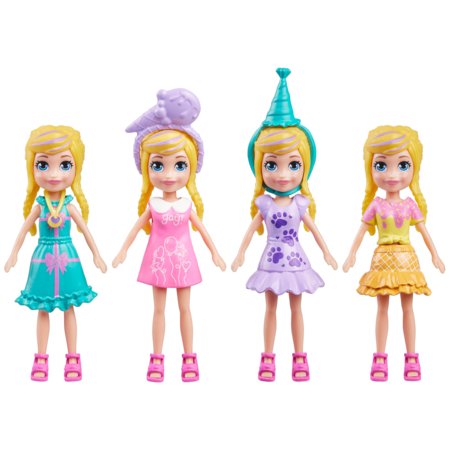 POLLY POCKET rotaļu komplekts ar dzimšanas dienas ballītes tematiku, JCC33 