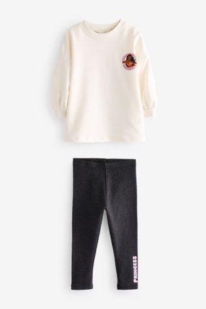 NEXT DISNEY krekls ar garām piedurknēm un legingi, 389782 104-110 