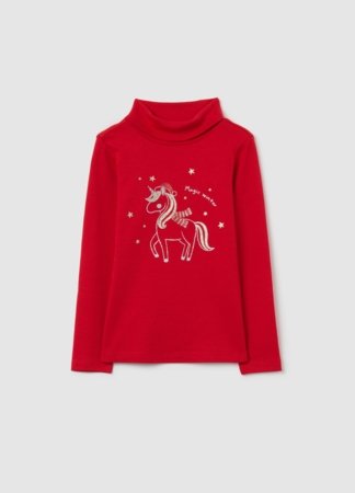 OVS t-krekls ar garām piedurknēm un augsto apkakli, cm, 002498249 