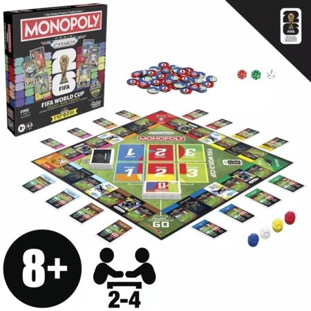 MONOPOLY FIFA Edition galda spēle (EN), G2633FW1 