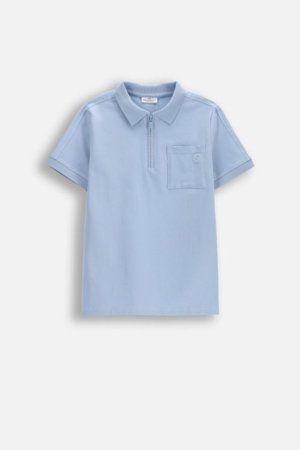 COCCODRILLO polo ar īsam piedurknēm, zili, WC6143602EJB-014-116, 116 izmērs 