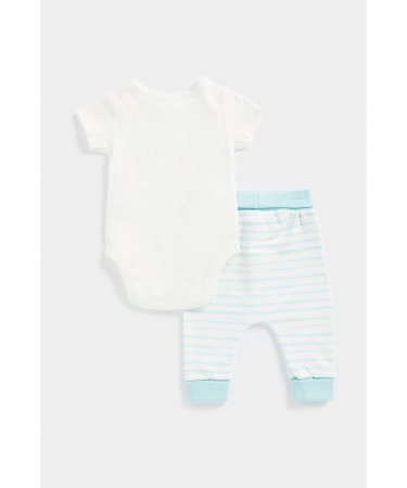 MOTHERCARE bodijs ar īsam piedurknēm + bikses, EC564 629178