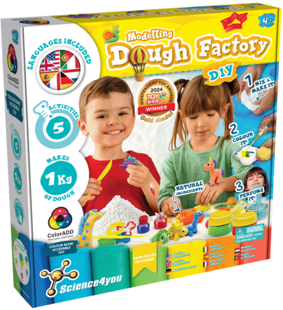SCIENCE4YOU eksperimentu komplekts MODELLING DOUGH FACTORY, 80005158 