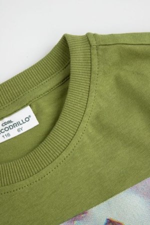 COCCODRILLO t-krekls EVERYDAY BOY A, zaļš, ZC5143209VBA-012-110, 110 cm 