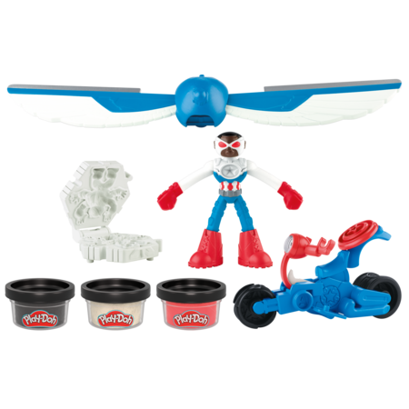 PLAY-DOH Kapteiņa Amerikas moto-mašīnas griezējs, G05555L0 