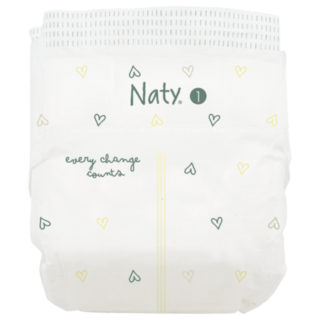 NATY autiņbiksītes BioEmbrace, 1 izmērs, 2-5 kg., 25 gab., 8000192 
