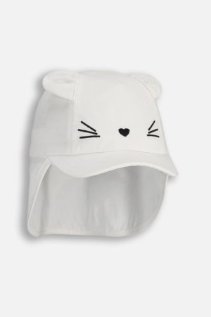 COCCODRILLO cepure ar nagu, krēmkrāsa, WC6364210ALG-003-048, 48 izmērs 