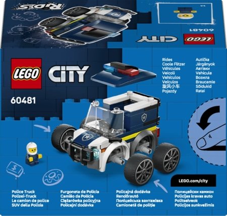 60481 LEGO® City Braucamie – Policijas kravas auto 