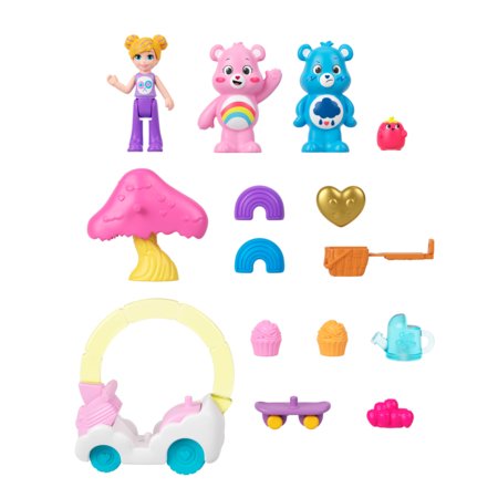 POLLY POCKET rotaļu komplekts Care Bears, JCC14 