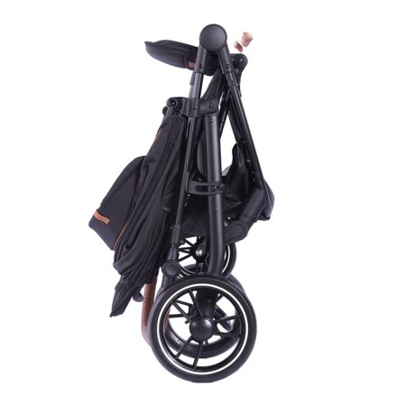 BABYTROLD ratiņi MALAGA, Black, 13-51SN 