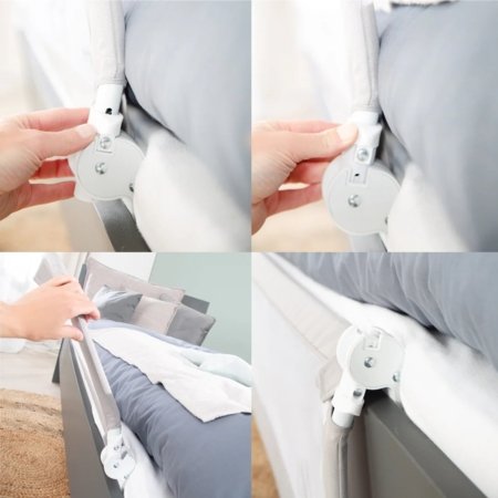 ROBA gultas drošības barjera CLIP-CLAP, 100 cm., Taupe, 1560GA 