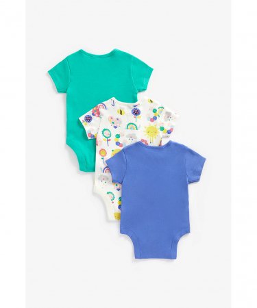 MOTHERCARE bodijs ar īsam piedurknēm, 3 gab., BB652 566856