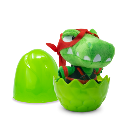 CRACKIN EGGS mini plīša rūcošs  dinozaurs T-Rex Ninja, sortiments, SK018D2 