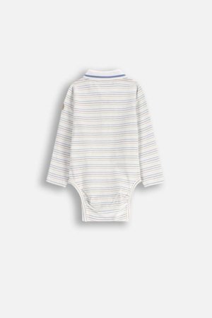 COCCODRILLO smilškrāsas krekls ar garām piedurknēm MONOCHROME BOY NEWBORN, krāsa, WC5112401MBN-022-080, 80 cm 