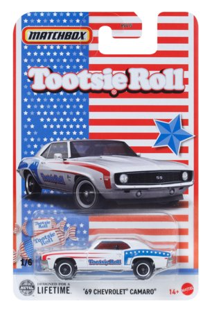 MATCHBOX 1: 64 konfekšu tematiskais auto, asort., HVV75 